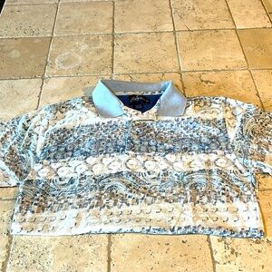 Jack Nicklaus Men's Printed Polo Shirt Size Medium